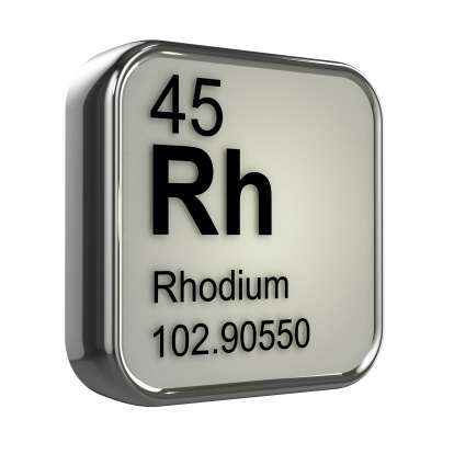 Rhodium - Compte poids - il n'est pas livré physiquement